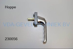 Hoppe raamgreep/raamkruk draaikiepkruk zilver met