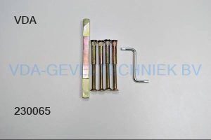 Montage set krukgarnituur (greep) (klink)