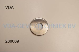 Aluminium rozet rond