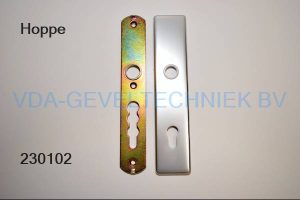 Hoppe deurkruk langschild pc92 (greep)