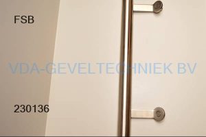 FSB deurgreep rvs 520x40/28 mm