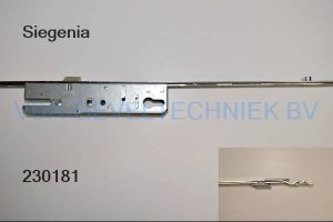 Aubi onderdeel espagnolet FFH 1700-2300 DRN35 / PZ92 zonder nachtschoot  2x rolnok (Getriebe)