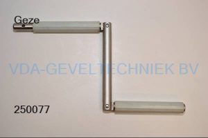 Geze zwenkhendel beweegbare stang