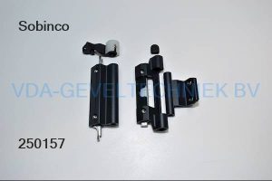 Sobinco alu klemscharnier kadergroef