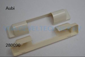 Aubi afdekkap creme bovenscharnier