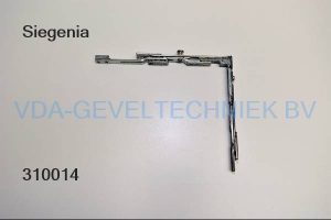 Siegenia hoekoverbrenging met doorkoppeling met rol nok favorit kf