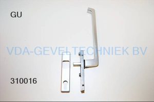 GU HS Dirigent greep enkel hefschuifpui Zilver/EV1 6-24607-00-01
