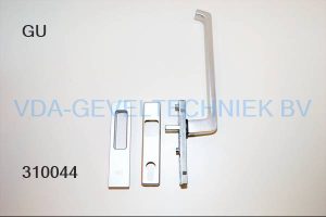 GU HS Dirigent greep enkel met kom hefschuifpui Zilver/EV1 K-13266-00-0-1