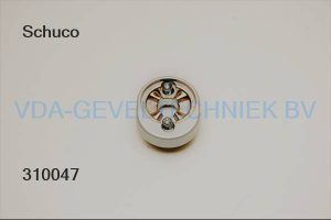 Schuco onderdeel alu rozet zilver tbv afsluitbare greep 247033 / 247135