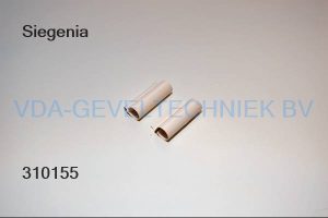 Siegenia afdekkap RAL9001 boven scharnier vleugeldeel