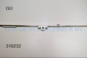 Gu onderdeel espagnolet (Getriebe) t.b.v. draairaam Gr. 21