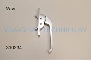 WSS raamkruk 2 nokken Zilver/EV1 10.561.0000.113 Al, E5/C-0 elox.