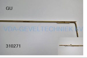 Gu middensluiting (Mittelverschluss) Gr.