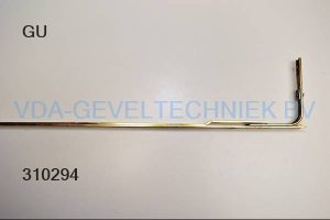 Gu middensluiting (Mittelverschluss) Gr.