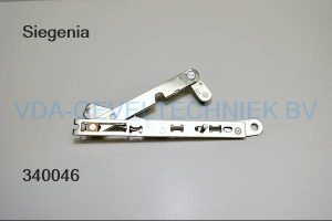 Siegenia verdekt liggend Onderscharnier V-V met aanslag 18MM Links. TMEV0062