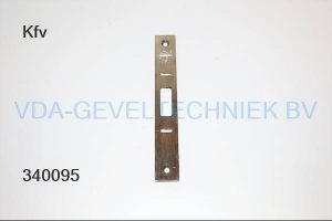 KFV sluitplaat haak RVS