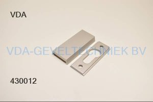 Aluminium afdekplaatje t.b.v. cilinder