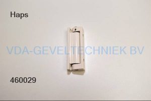 Haps blokscharnier raam 70mm RAL9001
met stiftzekering 4370-39