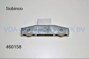 Sobinco tandem/dubbel loopwiel kunststof