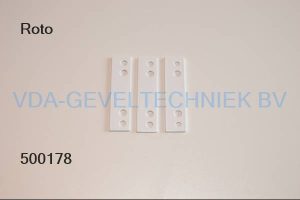 ROTO PATIO VULPLAAT 2MM. WIT