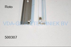 ROTO PATIO RAILSET L=3400 WIT CENTRO 100 ALU