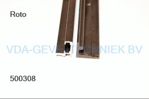 ROTO PATIO RAILSET L=2600 BRUIN CENTRO 100 ALU