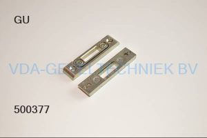 GU STOLPSLT.PLT.20MM. 6-28062 ZILVER