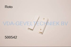 Roto afdekkap onderscharnier wit links