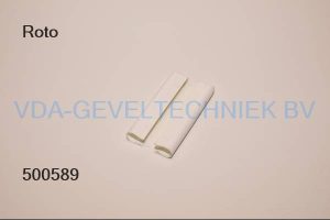 Roto NT afdekkap bovenscharnier vleugeldeel Wit kort 230252