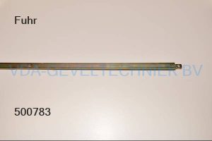 FUHR KOPPELSTUK 650MM ZILVER