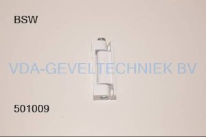 BSW Blokscharnier 80mm. 2017 WE WIT zonder borgpen