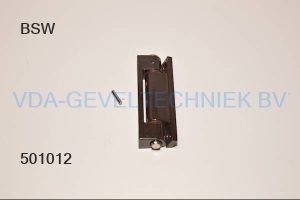 BSW Blokscharnier 80mm. 2017 WE-R BRUIN met stiftzekering