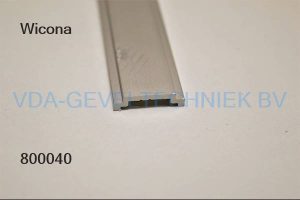 Wicona aluminium trengelstang/schuiflat 18.5-4.5mm-10m 1000mm