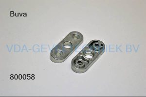 Buva bevestigings plaatje t.b.v. remschaar
schuin