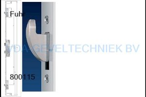 Fuhr 870 meerpuntssluiting Paniekslot 35/92/16 2170mm  doorgaand krukgat 8mm wisselfunctie E
