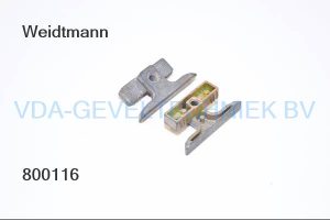 Weidtmann rolnok sluitplaat V10A