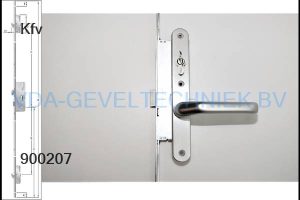 KFV AS5500AG meerpuntssluiting 45/92/16 2400mm 2x haak sleutelbediend