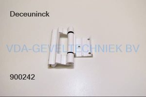 Deceuninck Mondial 2000 alu deurscharnier beslaggroef. RAL9010 Wit