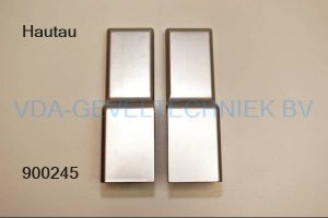 Hautau afdekkappen zilver groot B550.2371 B550.2372