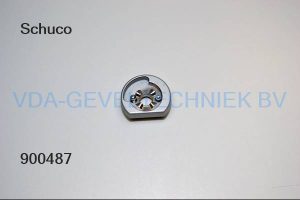 Schuco alu Bevestigingsrozet KvD afsluitbaar Zilver/EV1 247115 LINKS