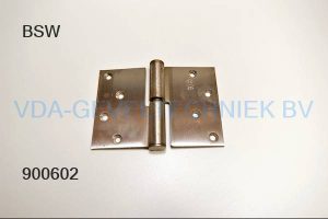 BSW scharnier rvs 90x50mm