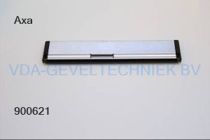 Axa briefplaat met naamplaat aluminium 350x74MM