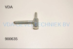 Polynorm bovenhelft scharnier t.b.v. opdekdeur