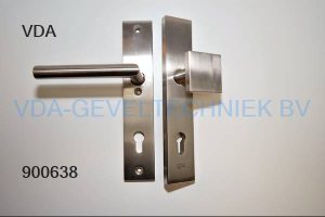 Entra deurkruk/duwer/deurknop BI-BU langschild 250x48