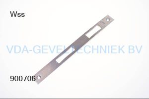 Wss RVS Dag/nachtsluitplaat 24x225 MM 017242400426
