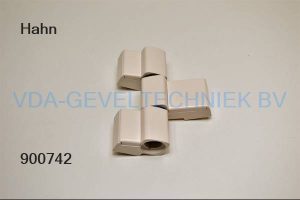 Dr.hahn 3-delig scharnier Ral-9001 Serie 60AT 62.5x20mm