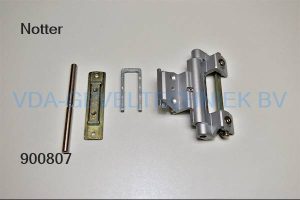 Notter universeel klemscharnier uitvoering C tbv Alcoa Kawneer.