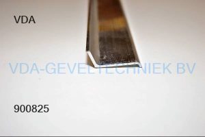 Lekdorpel aluminium 25x12x2500mm