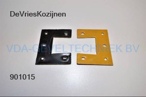 De vries opvulplaatje t.b.v. scharnier