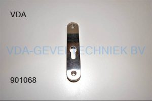 RVS rozet afgerond t.b.v. cilinder